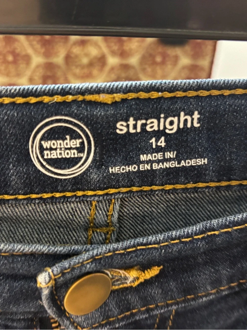Bundle - Boy’s Old Navy Button Up XL & Wonder Nation Size 14 Straight Fit Jeans